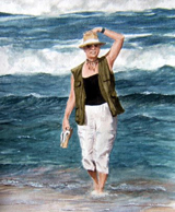 Lady in the Surf